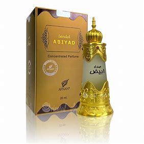Sandal Abiyad 20ml Perfume Oil by Afnan | Unisex | Sandalwood, Rose