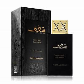 Shaghaf Oud ASWAD 75ML EDP by Swiss Arabian 100% original and Authentic Unisex