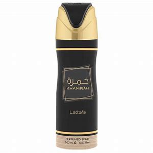 Khamrah body spray Lattafa Perfumes for women and men perfumed deodorant unisex 200ml